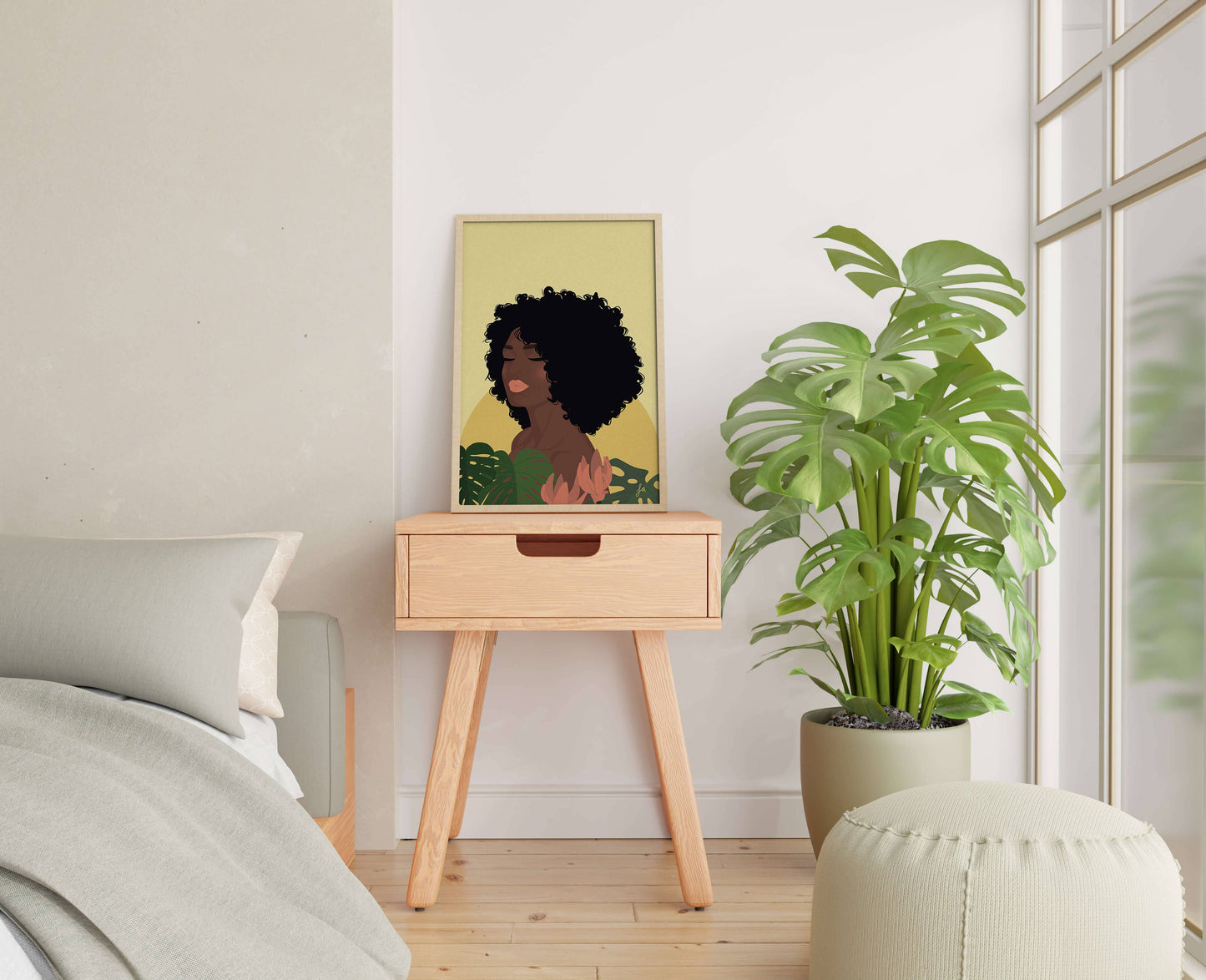 la designs - Portrait of Nadia Print