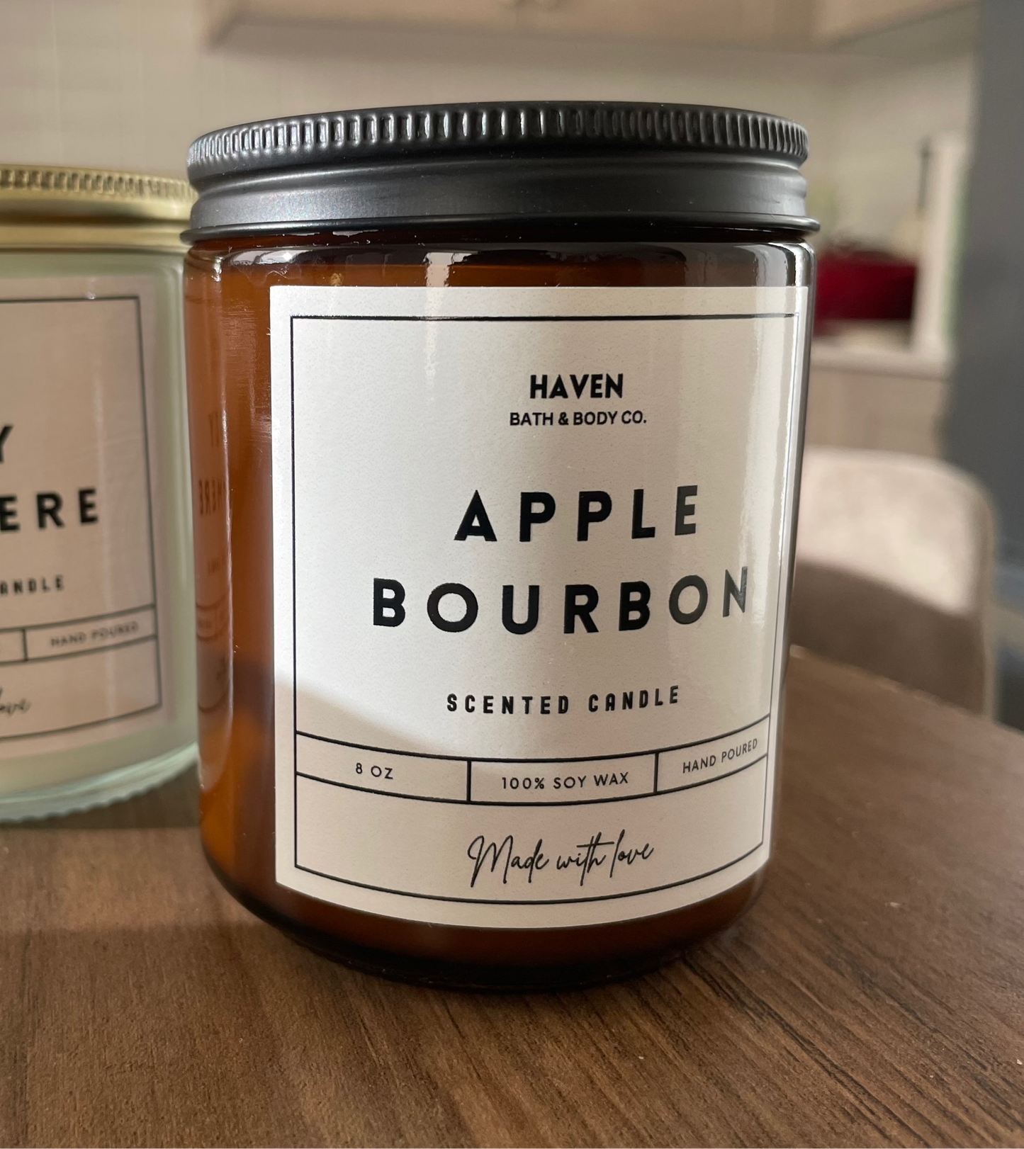 Haven Bath & Body Co. - Apple Bourbon Scented Candle