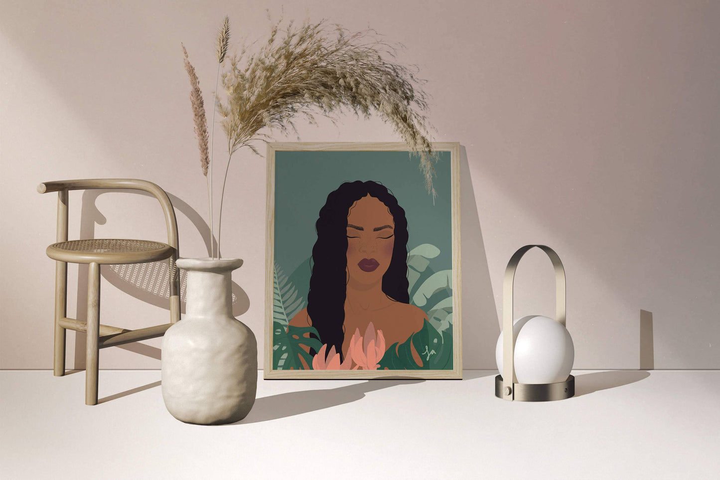 la designs - Portrait of Farah Print