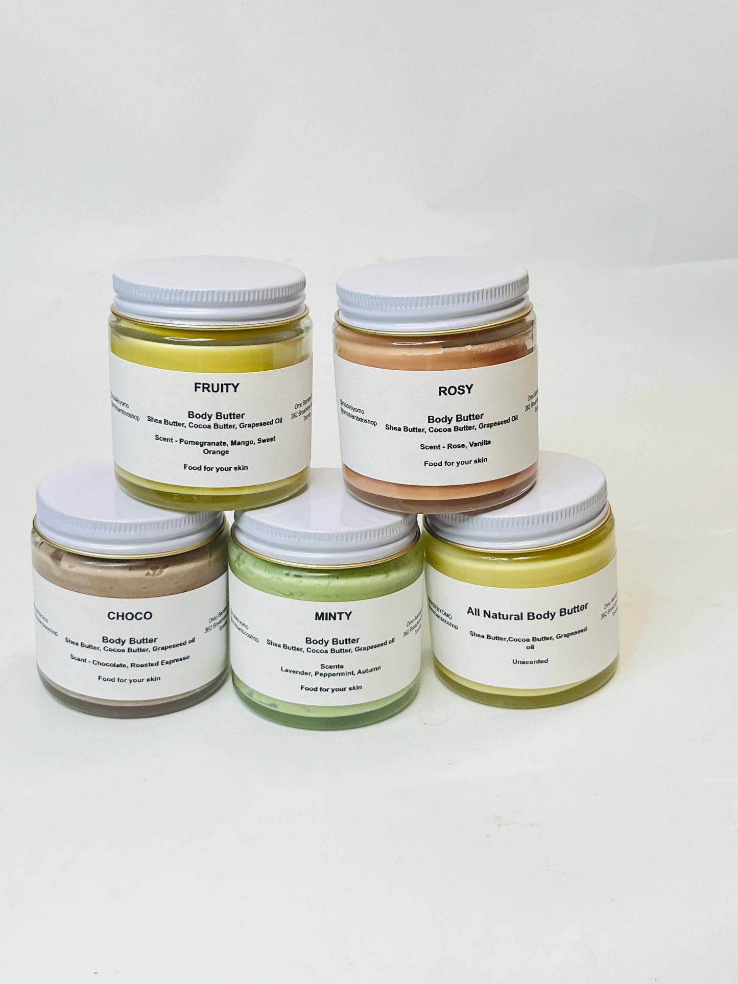 MadebyOmo - Body Butter l Small Batch Body Butters | Handmade Body Butter l Jar 110g 3.8oz