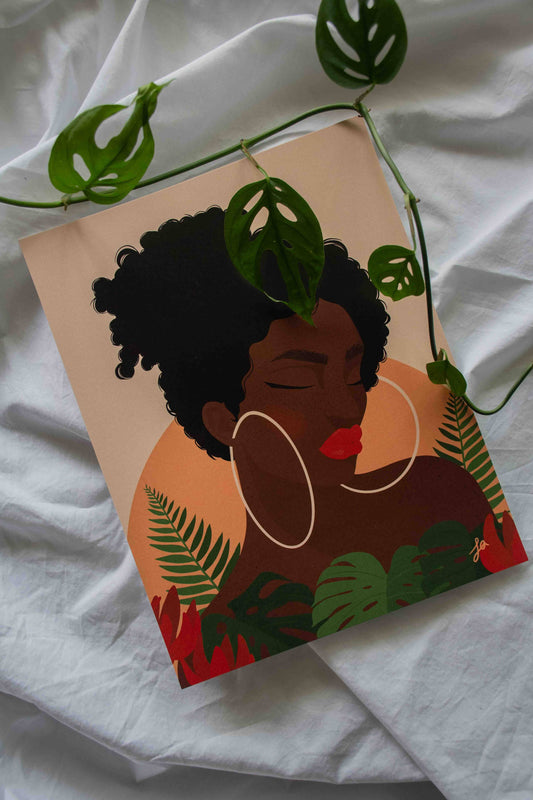 la designs - Portrait of Maelila Print