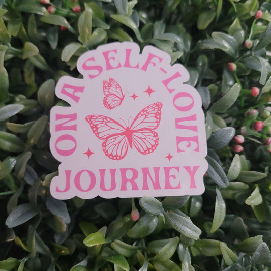 Self Care Tribe - On a Self- Love Journey Sticker