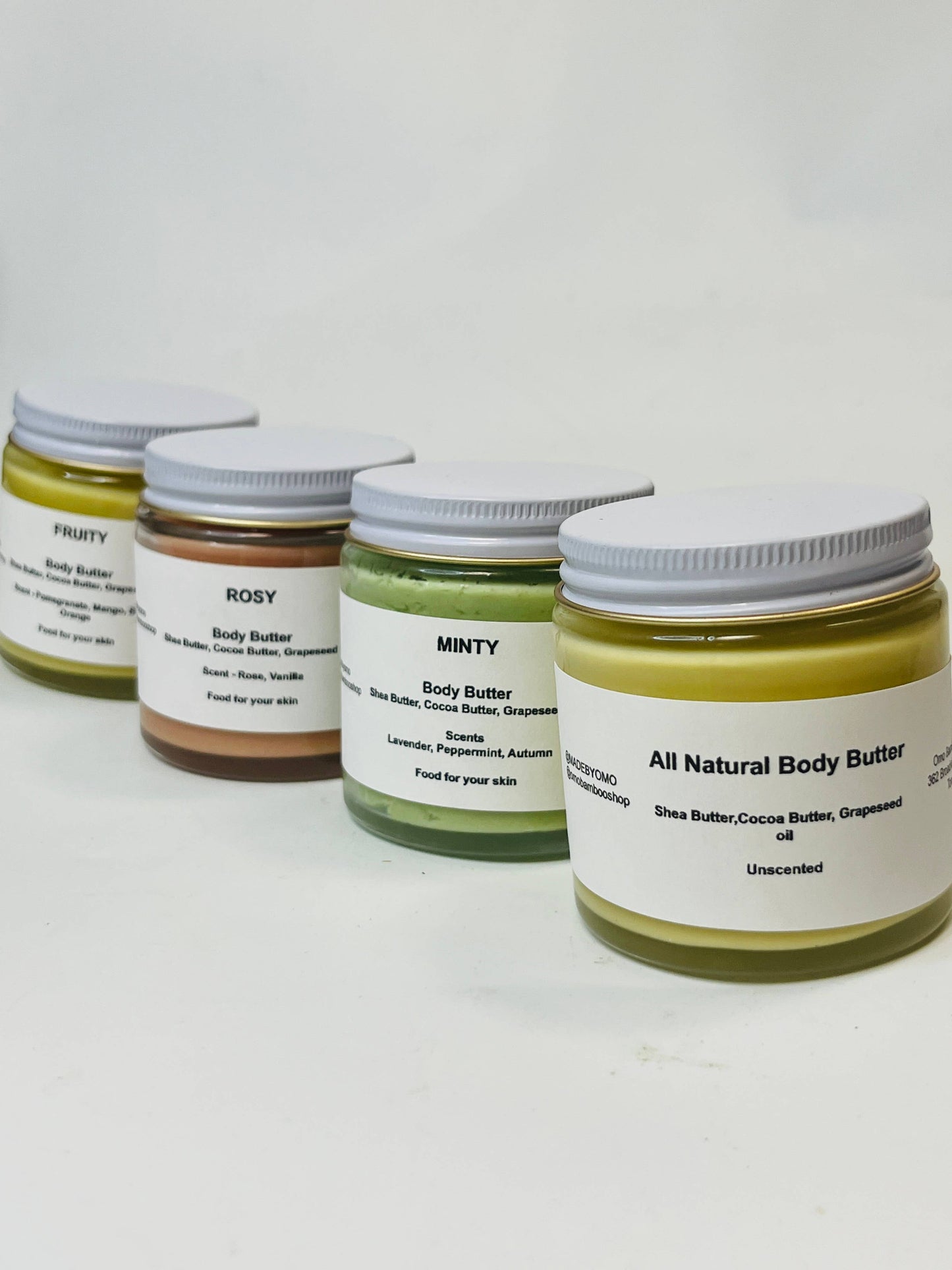 MadebyOmo - Body Butter l Small Batch Body Butters | Handmade Body Butter l Jar 110g 3.8oz