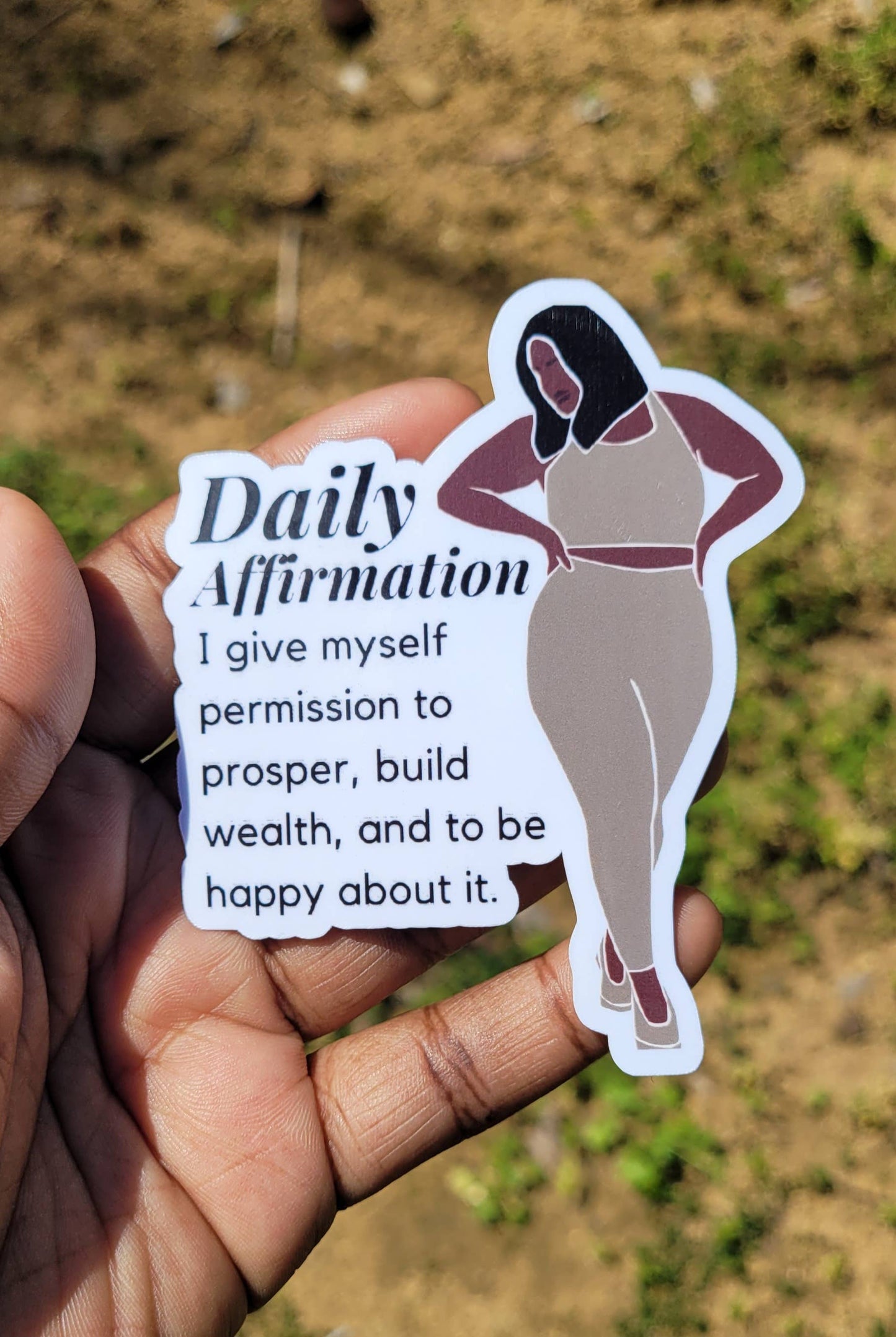 Self Care Tribe - Daily Affirmation Sticker