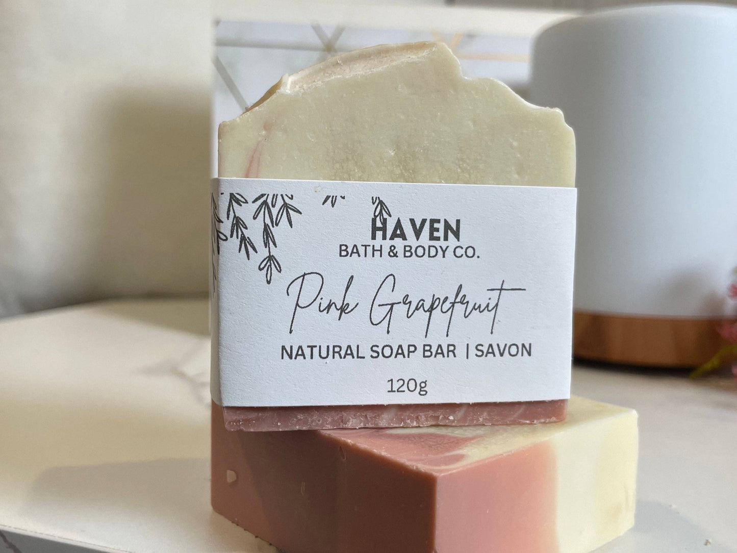 Haven Bath & Body Co. - Pink Grapefruit Soap Bar