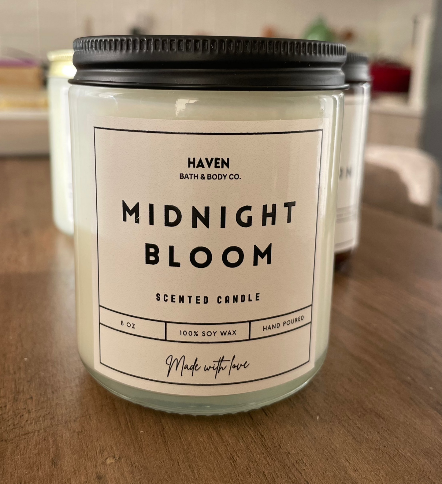 Haven Bath & Body Co. - Midnight Bloom Scented Candle