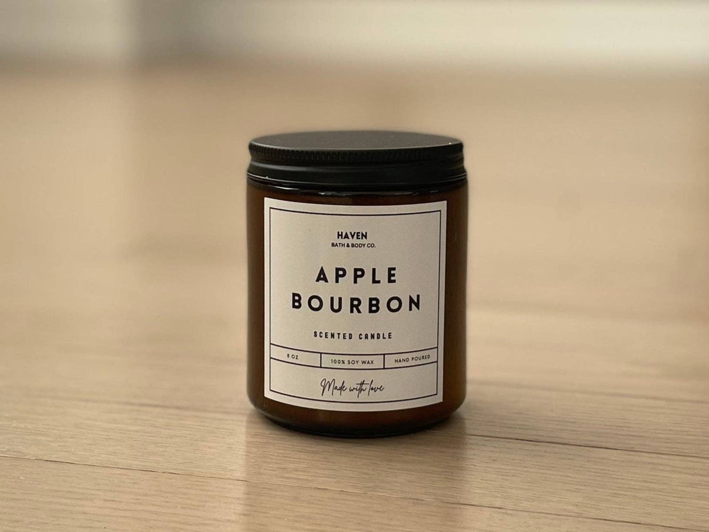 Haven Bath & Body Co. - Apple Bourbon Scented Candle