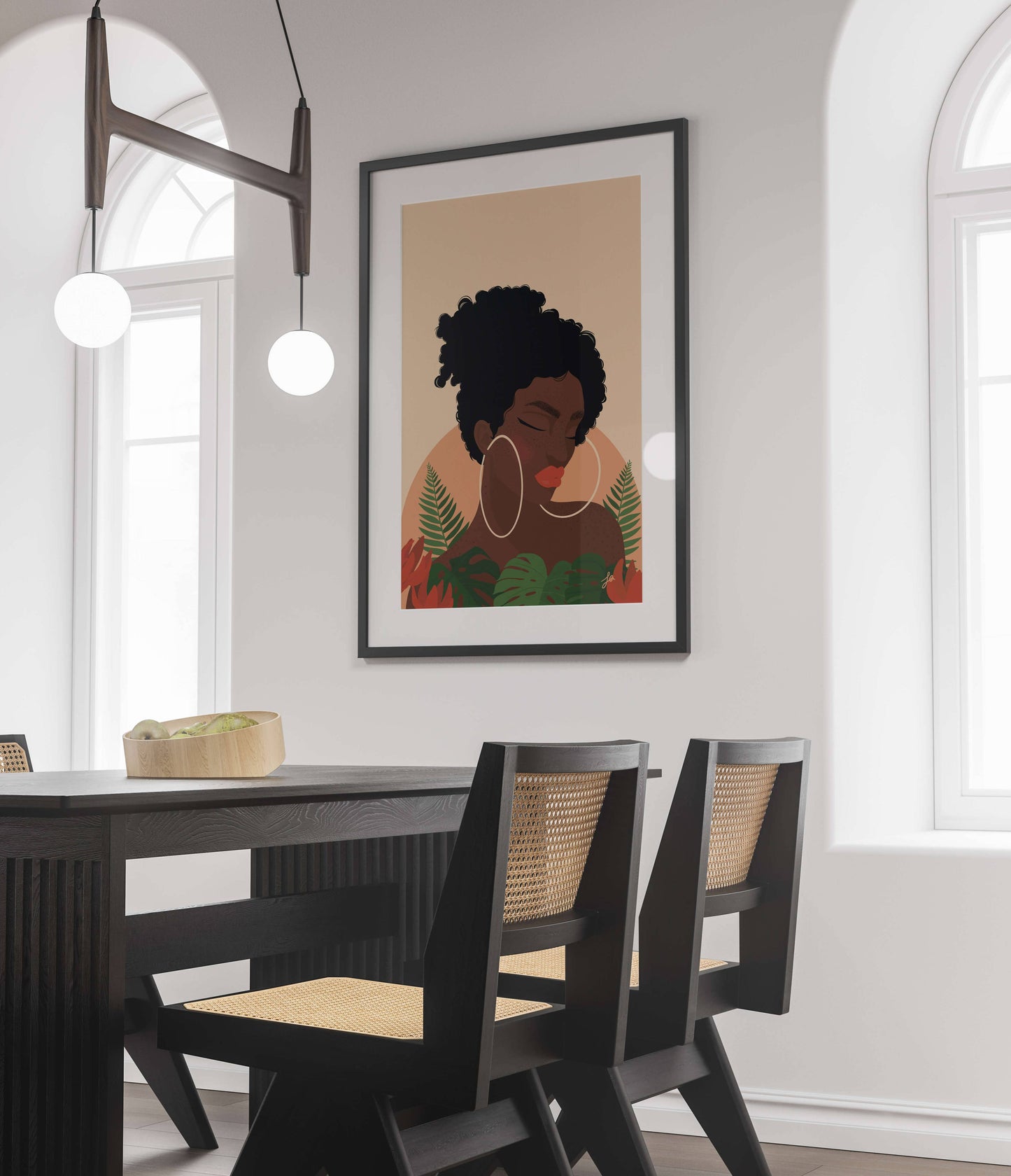 la designs - Portrait of Maelila Print